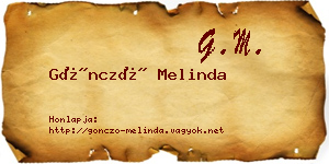 Göncző Melinda névjegykártya